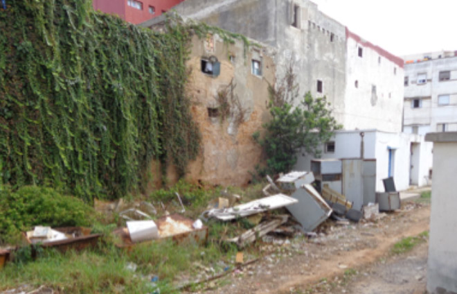 Cour d’un hôpital au Maghreb   Crédit image :  Hospihub.com