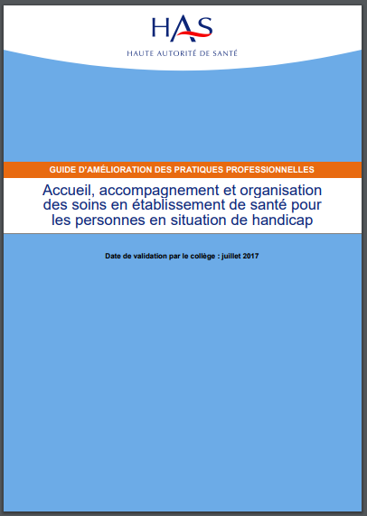 Guide HAS - accompagnement des personnes handicapées à l'hôpital