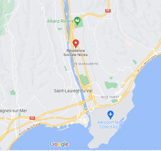 localisation du méga projet hospitalier de Nice annoncé le 31/10/2023