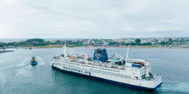 Mercy Ships arrivant à Madagascar - Hospihub