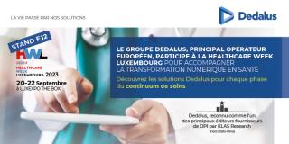 Dedalus vous donne rendez-vous à la première édition de la Healthcare Week Luxembourg 