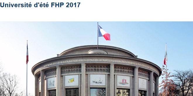 Université d'été 2017 de la FHP