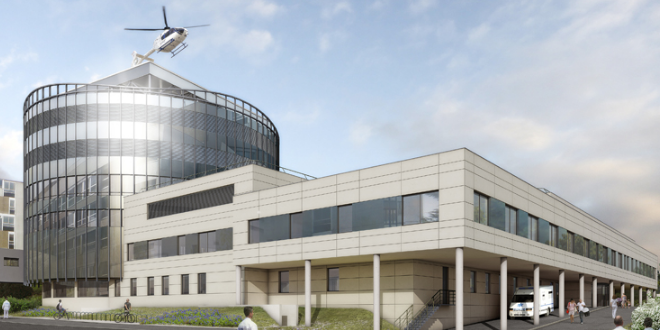 Pose de la première pierre du futur pôle femme, mère, enfant du centre hospitalier Bel-Air de Thionville