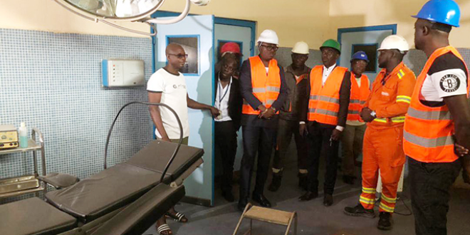 À Mounana, l’hôpital Jean Claude Andrault a entamé son chantier de réhabilitation