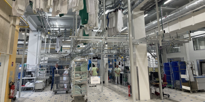 La nouvelle blanchisserie du centre hospitalier de Laval a été inaugurée