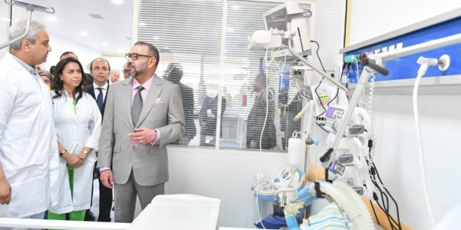 Inauguration de l'hôpital « Prince Moulay Abdallah » à Salé