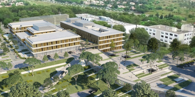 Le futur bâtiment SSR-SMIT-Gériatrie du CHU de Nîmes confié au groupement Sogea / Chabanne architectes