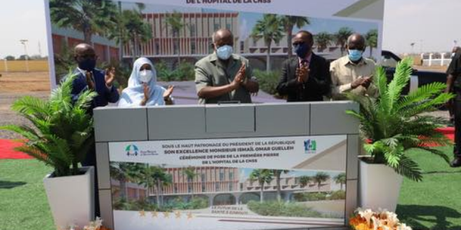 Pose de la première pierre du futur Hôpital Général de la CNSS de Djibouti