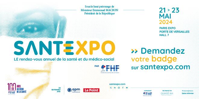 SantExpo 2024 : c'est parti pour 3 jours de salon au coeur de la santé et du médico-social